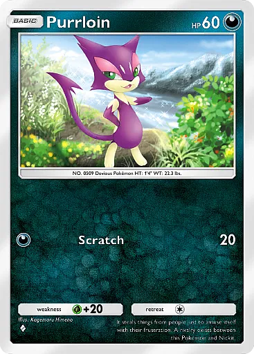 Purrloin card