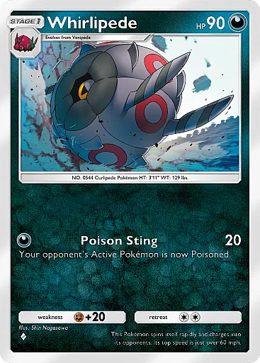 Whirlipede card