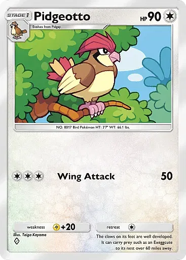 Pidgeotto card