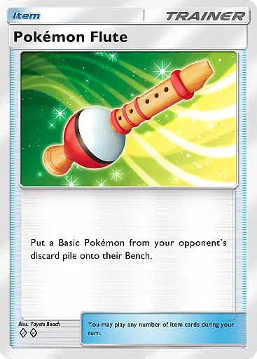 Pokémon Flute card