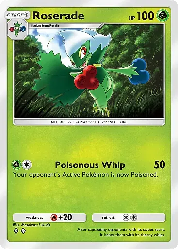 Roserade card