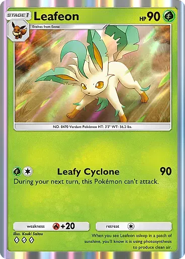 Leafeon card