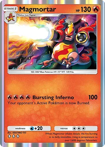 Magmortar card
