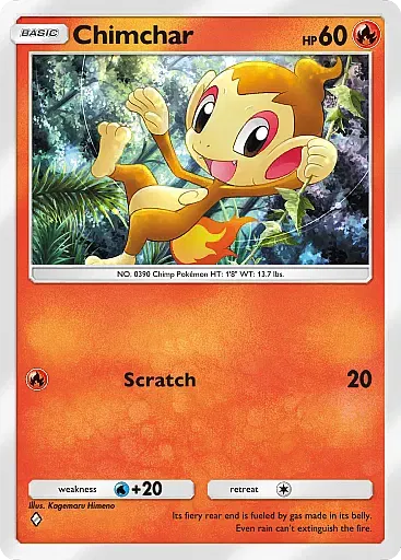Chimchar card