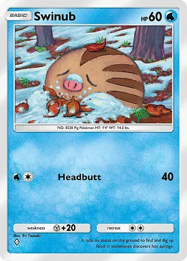 Swinub card