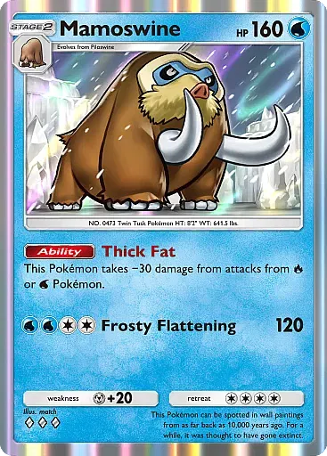 Mamoswine card