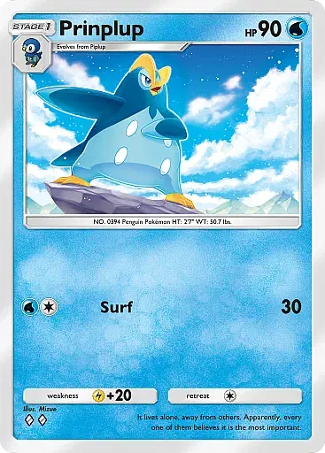 Prinplup card