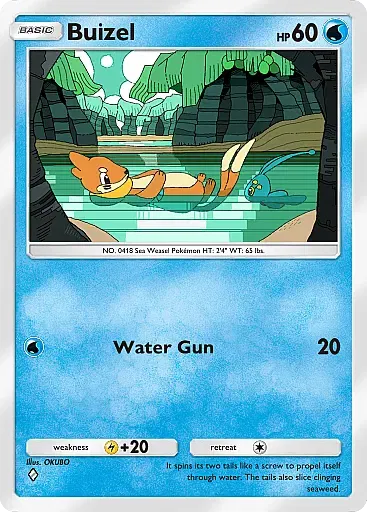 Buizel card
