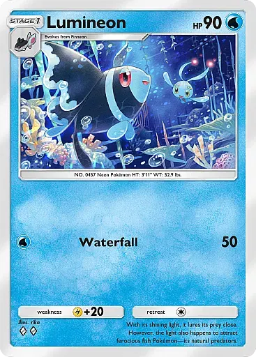 Lumineon card