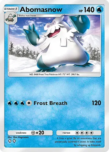 Abomasnow card