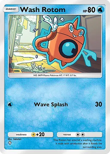 Wash Rotom card