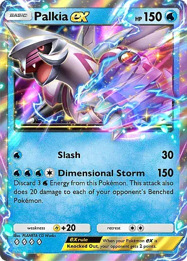 Palkia EX card
