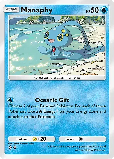 Manaphy card