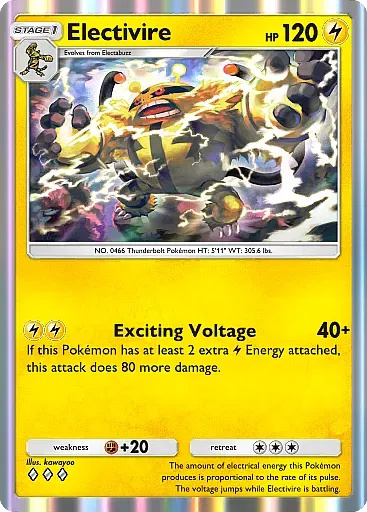 Electivire card