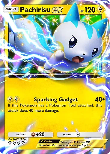 Pachirisu EX card