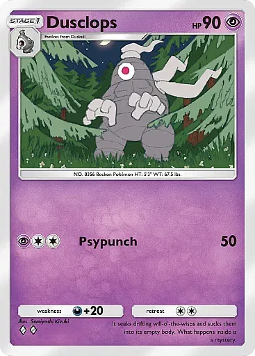 Dusclops card