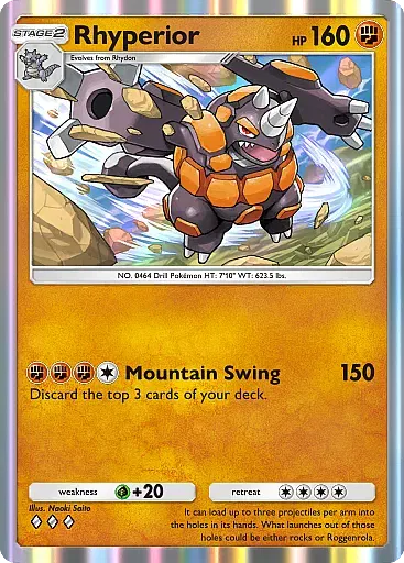 Rhyperior card