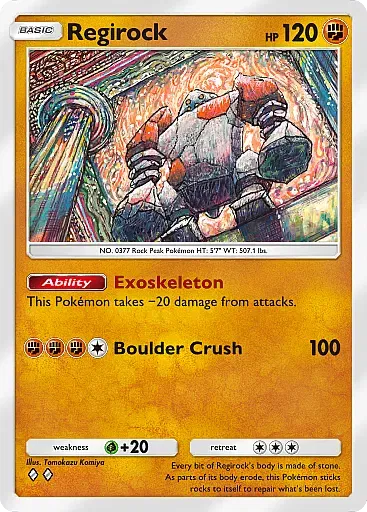 Regirock card