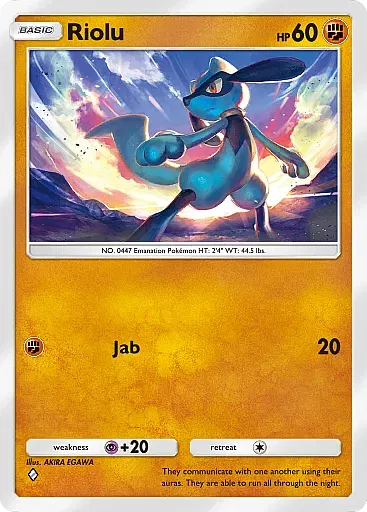 Riolu card