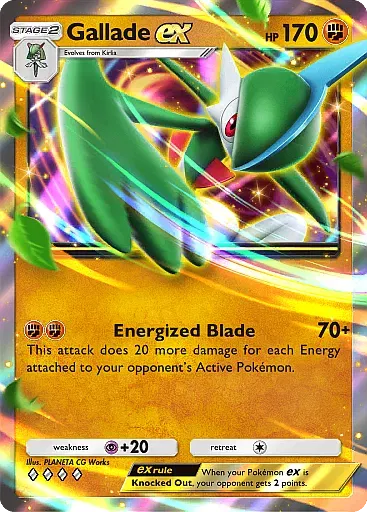 Gallade EX card