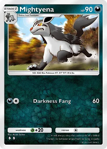 Mightyena card