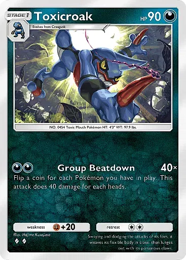 Toxicroak card
