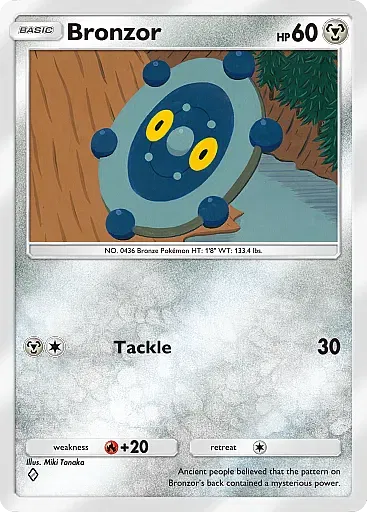 Bronzor card
