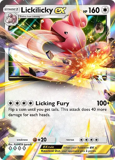 Lickilicky EX card