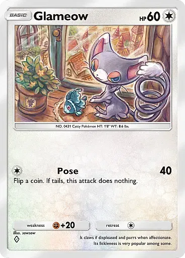 Glameow card