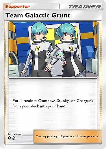 Team Galactic Grunt card