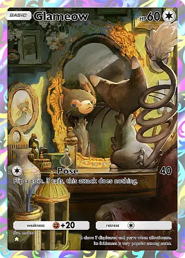 Glameow card