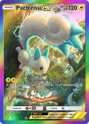 Pachirisu EX card