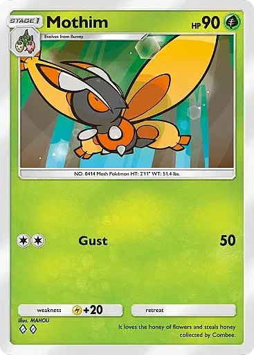 Mothim card