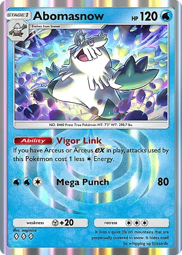 Abomasnow card