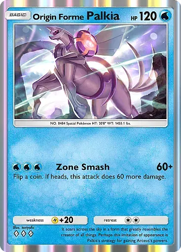 Origin Forme Palkia card