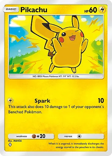 Pikachu card