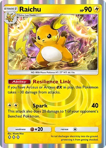 Raichu card