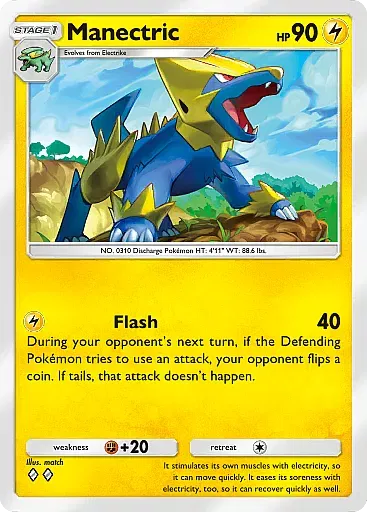 Manectric card