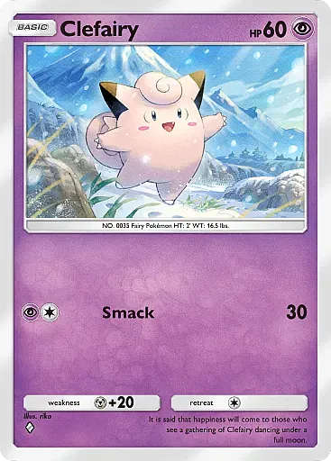 Clefairy card