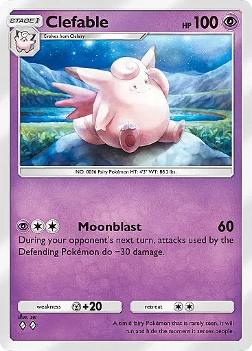 Clefable card