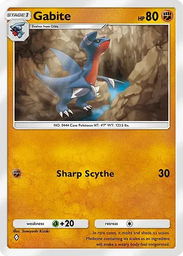 Gabite card