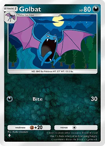 Golbat card