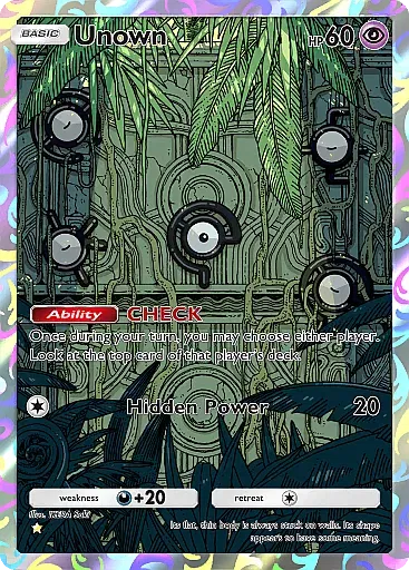 Unown card