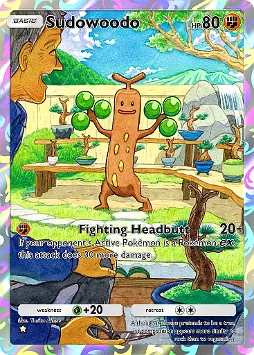 Sudowoodo card