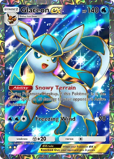 Glaceon EX card