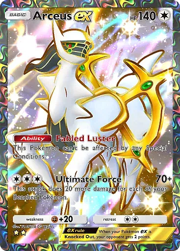 Arceus EX card