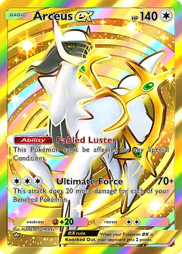 Arceus EX card