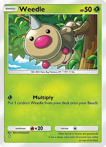 Weedle card