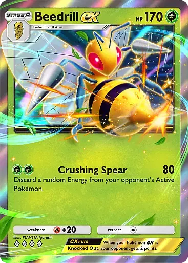Beedrill EX card