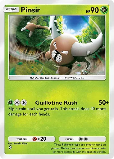 Pinsir card